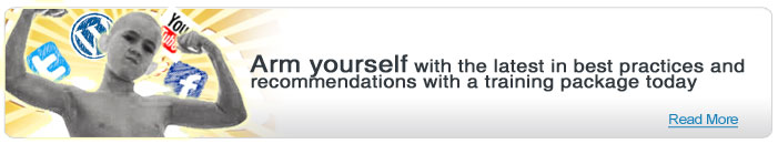 Arm yourself with the latest in best practices and recommendations with a training package today!