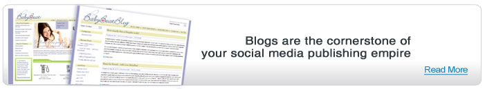Blogs are the cornerstone of your social media publishing empire.