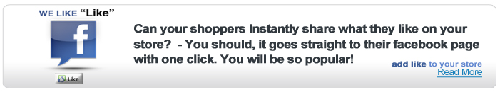 Can your shoppers instantly share what they like on your store?